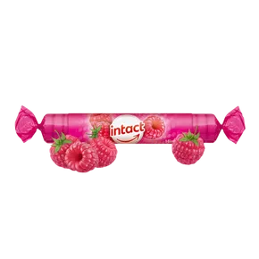 Intact Hroznový cukr s vitaminem C malina 40 g